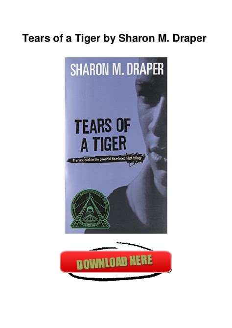 tears of a tiger pdf